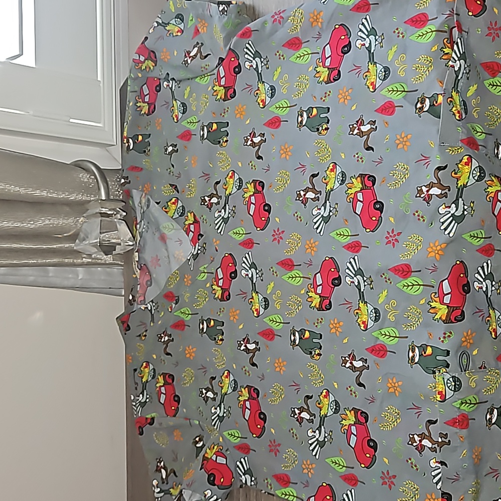 Thanksgiving scrub top